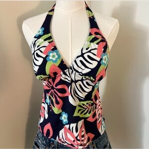 Jantzen Multicolor Halter Swim Top
